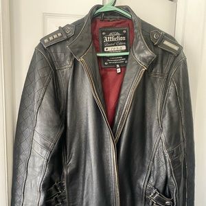 Affliction leather jacket, LIMITED EDITION